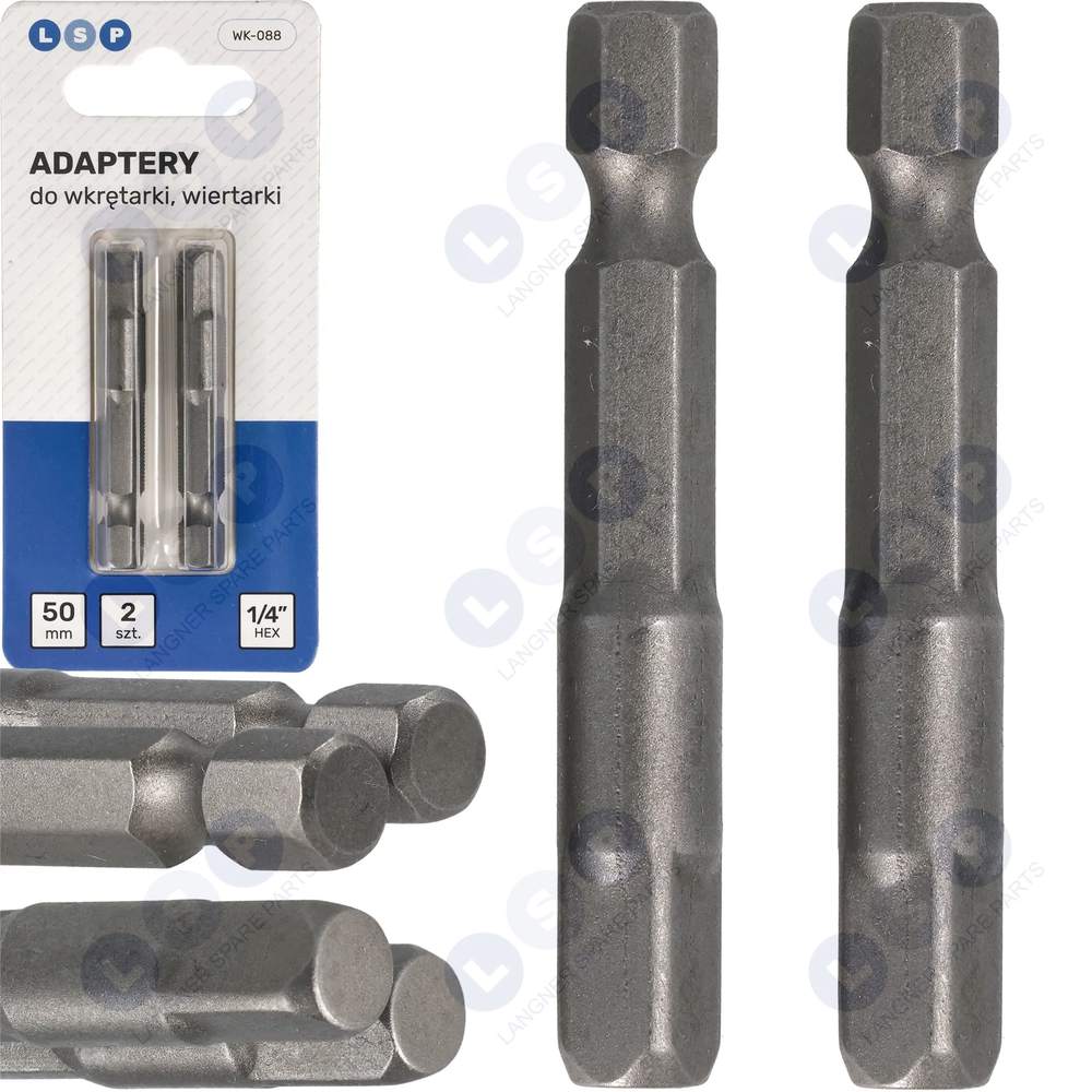Adaptér na skrutkovač 1⁄4 x 1⁄4 50 mm Cr-V oceľ